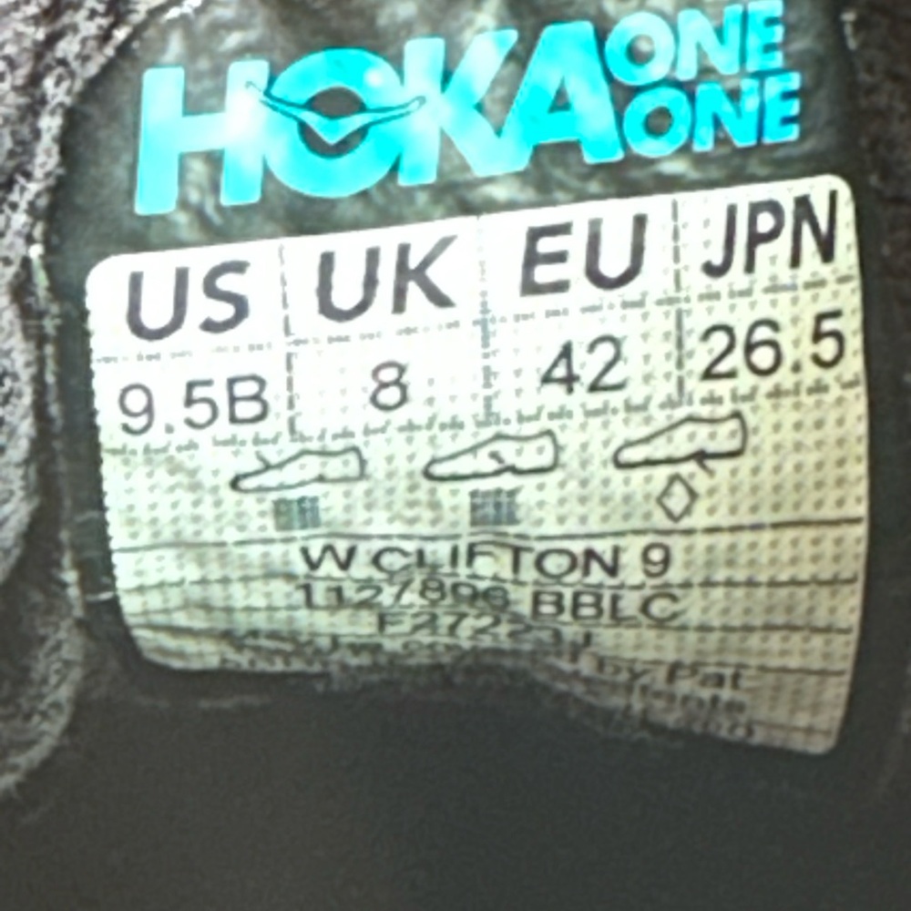 Hoka Women's Charcoal Athletic Shoes View 5
